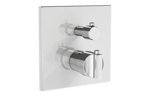 VitrA Suit Integrated Thermostatic Shower Mixer - Chrome